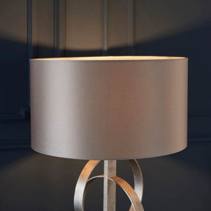 Endon 95217 - Bordslampa 1xE27/10W/230V grå/svart