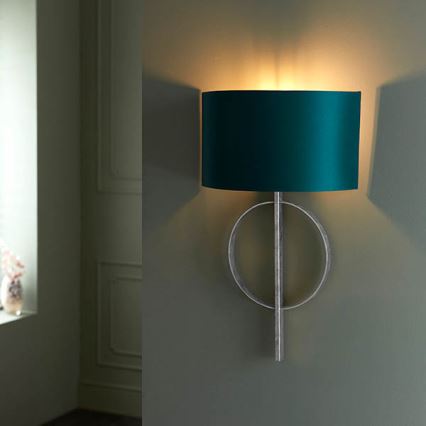 Endon 95222 - Vägglampa 1xE27/10W/230V blå/grå