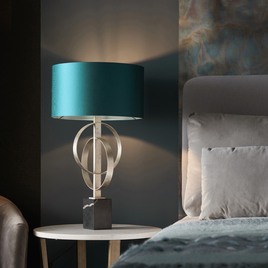Endon 95225 - Bordslampa 1xE27/10W/230V blå/grå/svart
