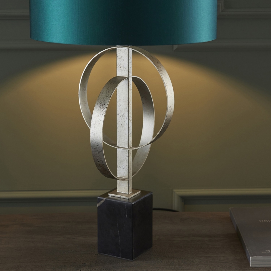 Endon 95225 - Bordslampa 1xE27/10W/230V blå/grå/svart