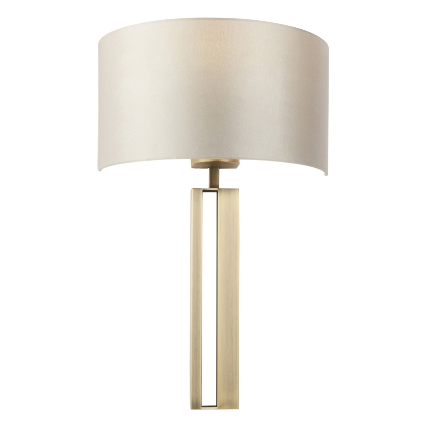 Endon 95452 - Vägglampa 1xE27/10W/230V beige/guld