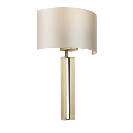 Endon 95452 - Vägglampa 1xE27/10W/230V beige/guld