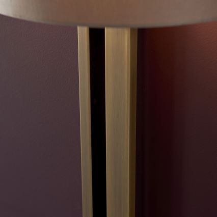 Endon 95452 - Vägglampa 1xE27/10W/230V beige/guld