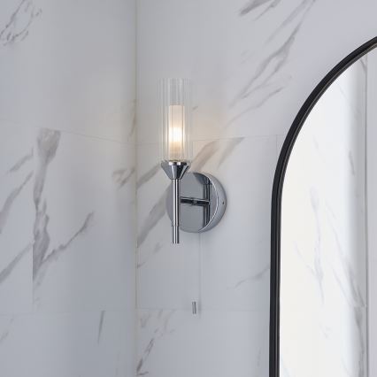 Endon 97171 - Vägglampa för badrum NATORI 1xG9/3W/230V IP44 skinande krom