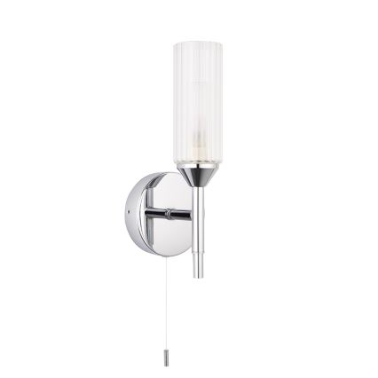 Endon 97171 - Vägglampa för badrum NATORI 1xG9/3W/230V IP44 skinande krom