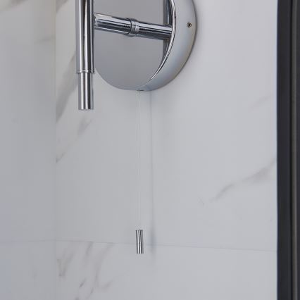 Endon 97171 - Vägglampa för badrum NATORI 1xG9/3W/230V IP44 skinande krom