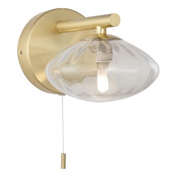 Endon 97182 - Vägglampa för badrum MOBIAS 1xG9/3W/230V IP44 mässing