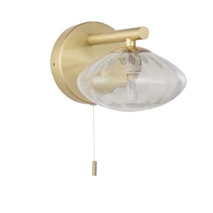 Endon 97182 - Vägglampa för badrum MOBIAS 1xG9/3W/230V IP44 mässing
