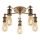 Endon 97244 - HAL spotlampa 5xE27/40W/230V mässing