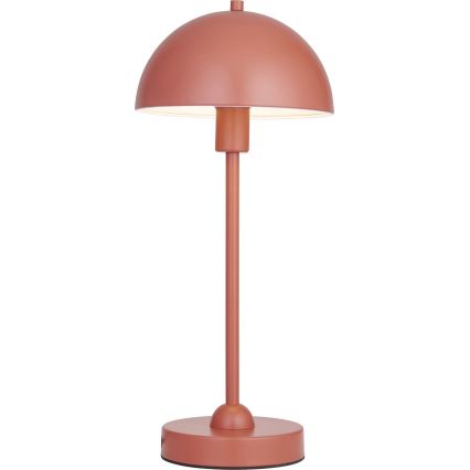 Endon 98496 - Bordslampa SAROMA 1xE14/7W/230V tegelfärgad