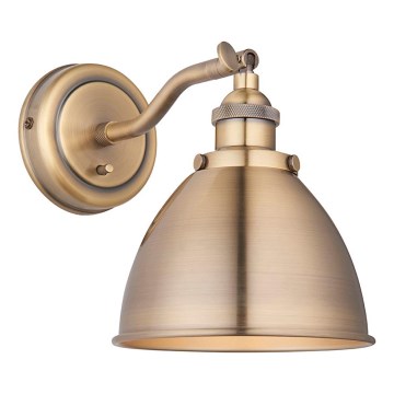 Endon 98746 - Väggspotlight FRANKLIN 1xE14/7W/230V mässing