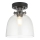 Endon 99106 - Taklampa URBAN 1xE27/10W/230V svart/genomskinlig