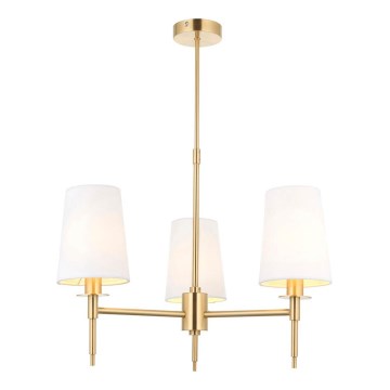 Endon 99456 - Taklampa på stång 3xE14/6W/230V guld/vit