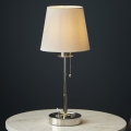 Endon 99596 - Bordslampa 1xE27/10W/230V vit/polerad krom