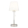 Endon 99596 - Bordslampa 1xE27/10W/230V vit/polerad krom