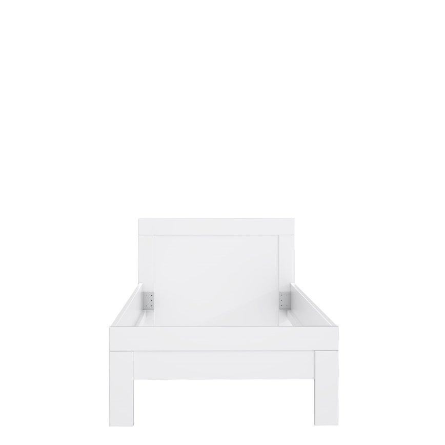 Enkelsäng SNOWIE 90x200 cm, vit