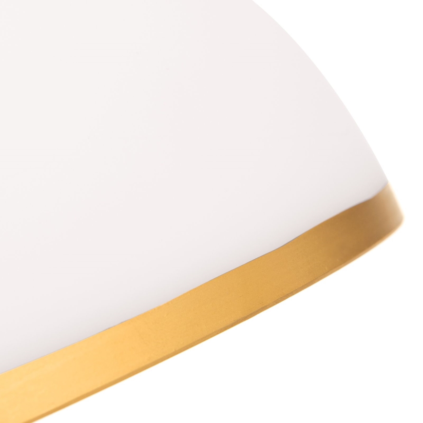 Ersättningsglas för ljuskrona och golvlampa OLD LAMP E27 diameter 30 cm vit/guld