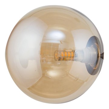 Ersättningsglas till ljuskrona, bordslampa och väggarmatur ORO G9, Ø 14 cm, beige