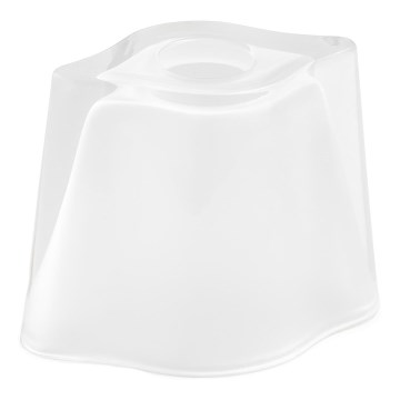 Ersättningsglas till ljuskrona E14 9,5x12 cm vit