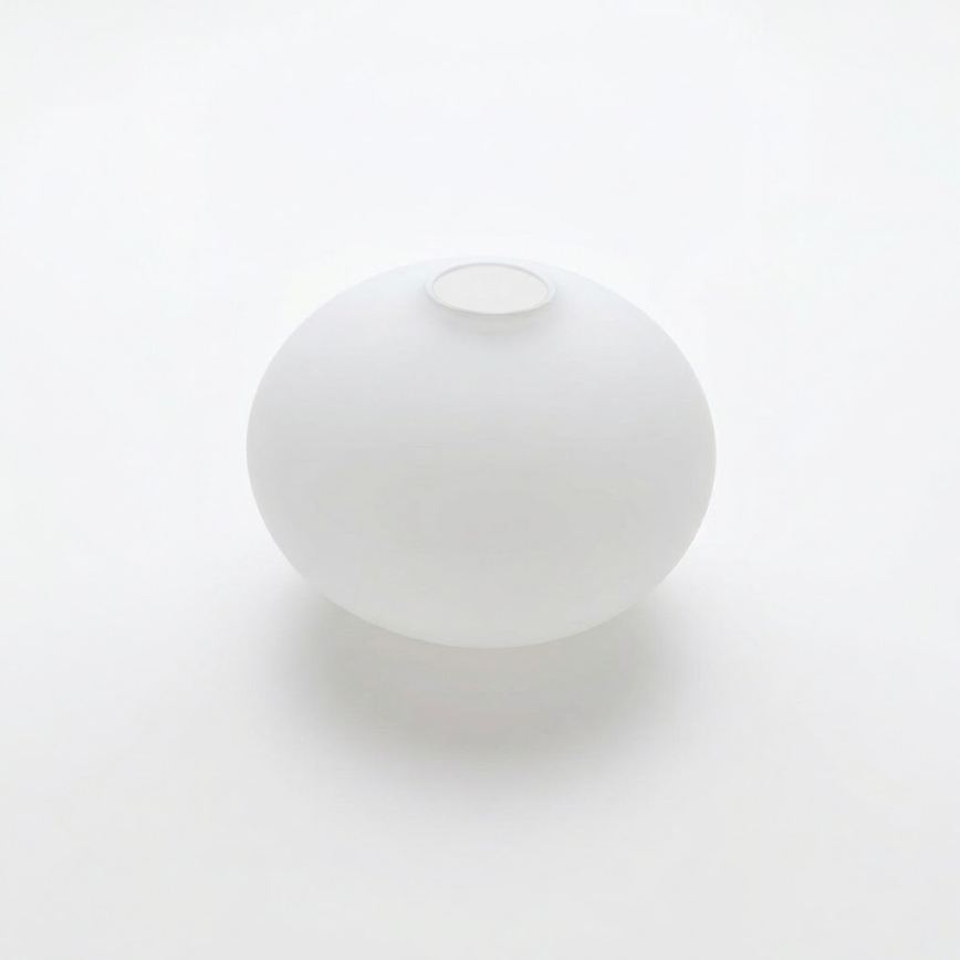 Ersättningsglas till ljuskrona E14 diameter 15 cm vit