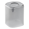 Ersättningsglas till ljuskrona E27 11x9,5 cm grå