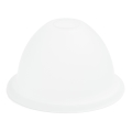 Ersättningsglas till ljuskrona E27 diameter 19 cm vit