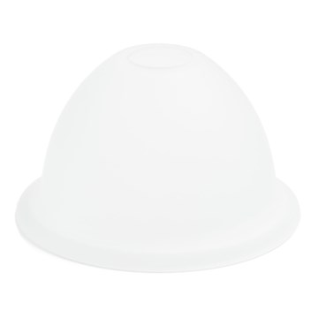 Ersättningsglas till ljuskrona E27 diameter 19 cm vit