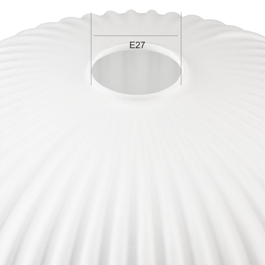 Ersättningsglas till ljuskrona HARMA E27 17x30 cm vit