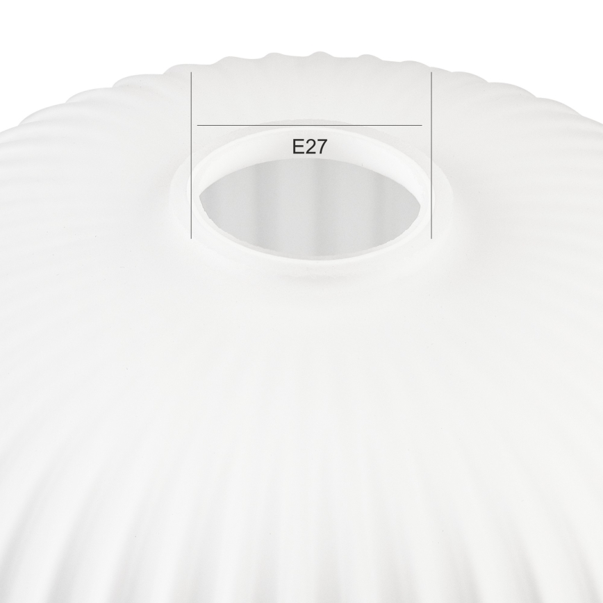 Ersättningsglas till ljuskrona HARMA E27 18x20 cm vit