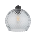 Ersättningsglas till taklampa och vägglampa DEVON E27 Ø 25 cm, rökgrått