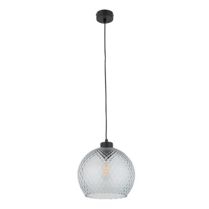 Ersättningsglas till taklampa och vägglampa DEVON E27 Ø 25 cm, rökgrått