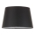 Ersättningslampskärm för bordslampa LORENZO E27 20x26 cm svart