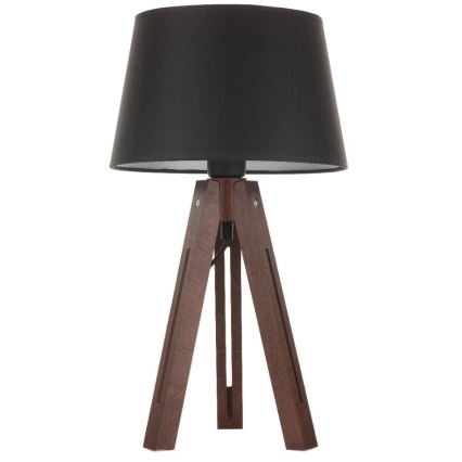 Ersättningslampskärm för bordslampa LORENZO E27 20x26 cm svart