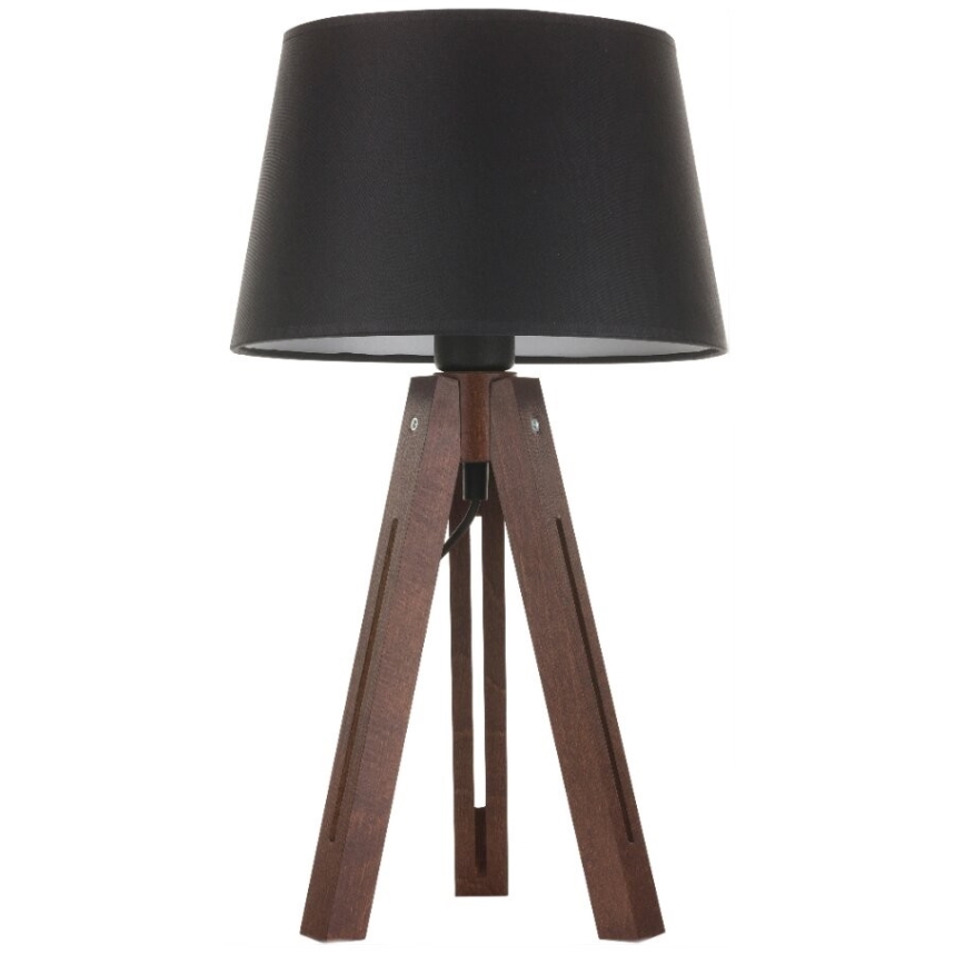 Ersättningslampskärm för bordslampa LORENZO E27 20x26 cm svart