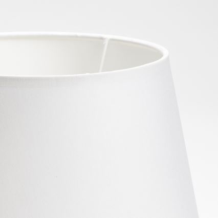 Ersättningslampskärm för bordslampa LORENZO E27 20x26 cm vit