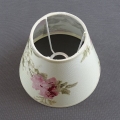 Ersättningslampskärm för bordslampa ROSA 13x17,5 cm grädde/rosa