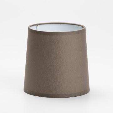 Ersättningslampskärm för bordslampa STOZEK E27 16x16 cm brun