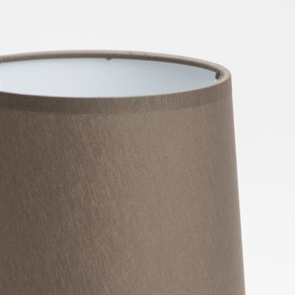 Ersättningslampskärm för bordslampa STOZEK E27 16x16 cm brun