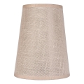 Ersättningslampskärm för ljuskrona och vägglampa ANTONIO E14 150x120 mm beige