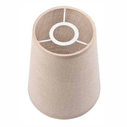 Ersättningslampskärm för ljuskrona och vägglampa ANTONIO E14 150x120 mm beige