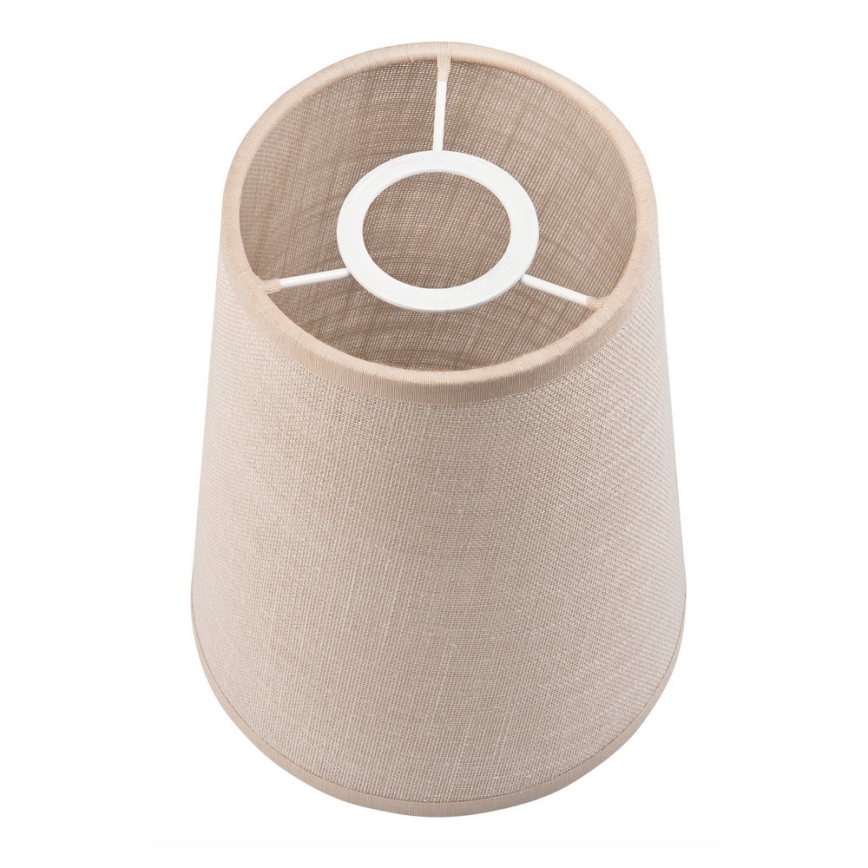 Ersättningslampskärm för ljuskrona och vägglampa ANTONIO E14 150x120 mm beige