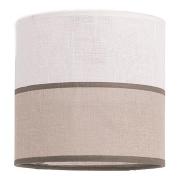 Ersättningslampskärm för vägglampa LAURA E27 16x16 cm grädde/beige