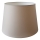 Ersättningslampskärm till bordslampa E27, Ø 20 cm, beige