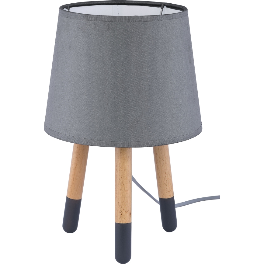 Ersättningslampskärm till bordslampa LAMA, E27, Ø 15 cm, grå