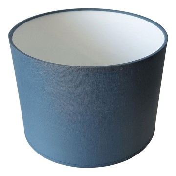 Ersättningslampskärm, universell, cylindrisk modell för E27, Ø 30 cm, blå