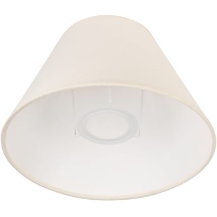 Ersättningslampskärm till bordslampa JUTA E27, Ø 19 cm, krämfärgad