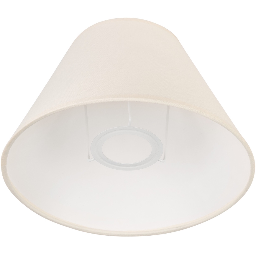 Ersättningslampskärm till bordslampa JUTA E27, Ø 19 cm, krämfärgad