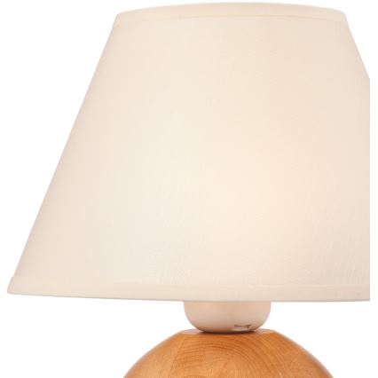 Ersättningslampskärm till bordslampa JUTA E27, Ø 19 cm, krämfärgad