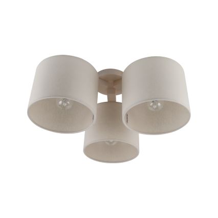 Ersättningslampskärm för tak- och bordslampa WALEC E27, Ø 20 cm, beige