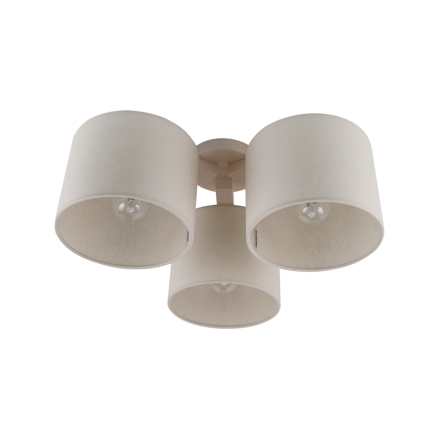 Ersättningslampskärm för tak- och bordslampa WALEC E27, Ø 20 cm, beige